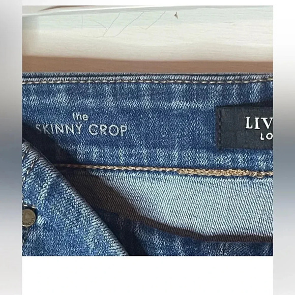 Stitch Fix Liverpool Los Angeles Chloe Crop In Brinkley Wash Size 8/29 NWT Denim - Picture 4 of 11